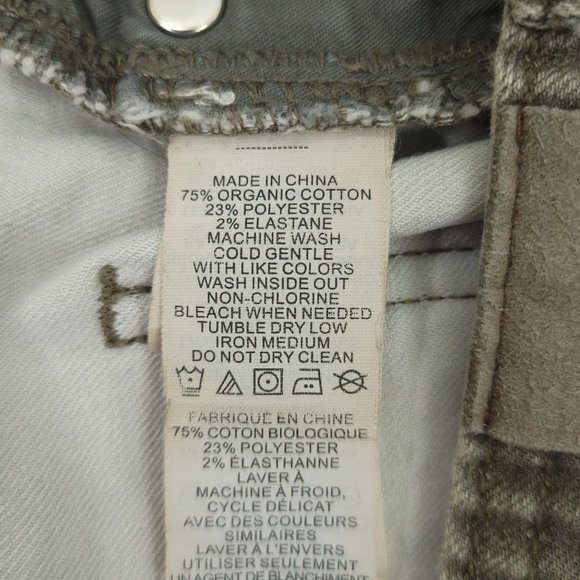 Prana Slim Fit Jeans Gray Straight Leg Men Size 31x30 Mid Rise Stretch Denim - Picture 9 of 10